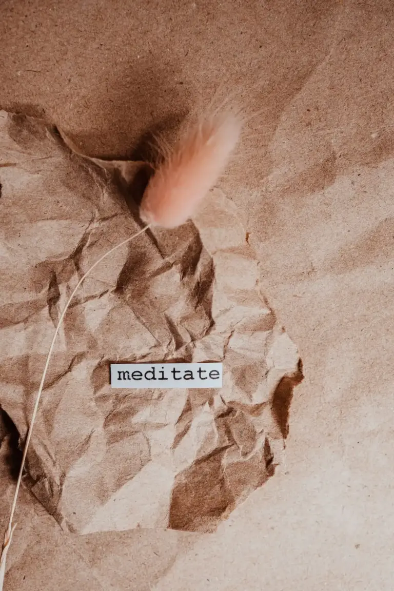 5 minuten meditation text